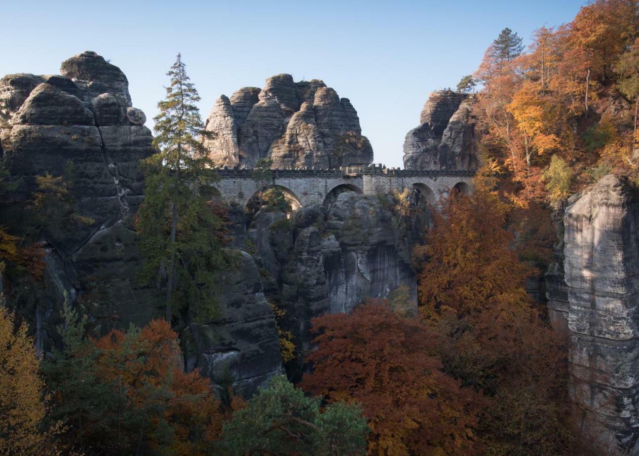Pension Am Weinberg Saechsische Schweiz Mittelndorf Exterior foto